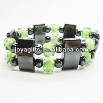 01B5003-2 / novos produtos para 2013 / hematita spacer pulseira de jóias / bracelete de hematita / pulseiras de saúde hematita magnética